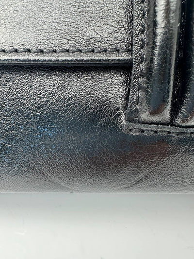 Sample Barletta Läderväska Shiny Svart /