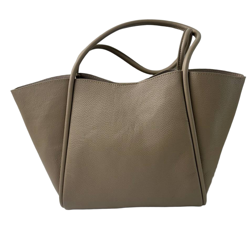 Sample Florence XL Läderväska Ljustaupe  /