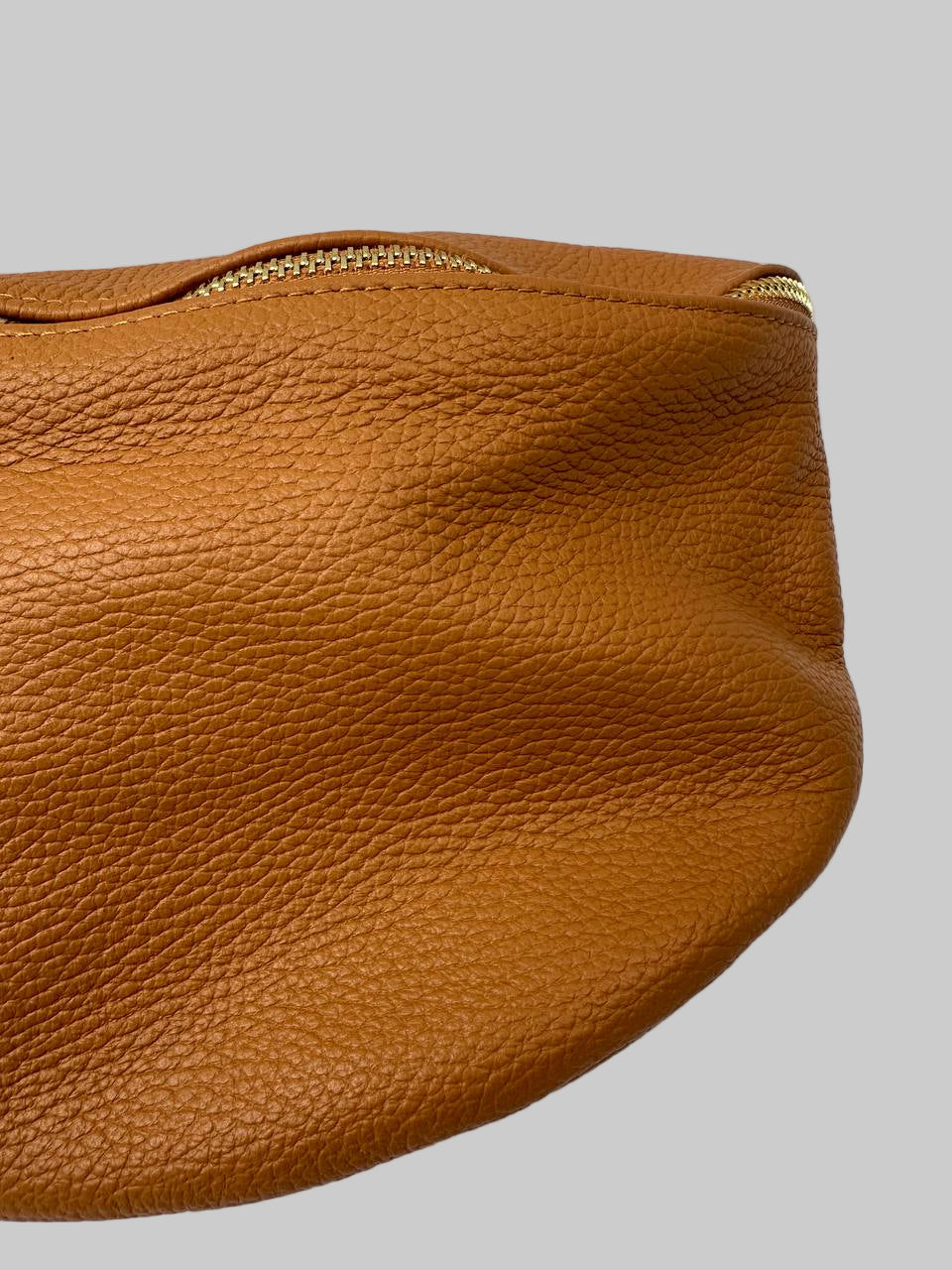 Sample Midjeväska i Läder Brun Maxi /