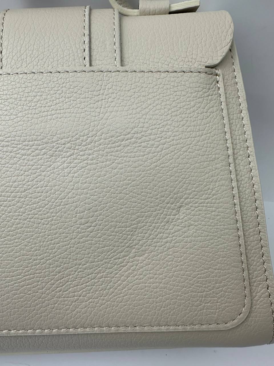 Sample Parma Läderväska Beige /