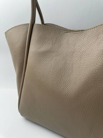 Sample Florence XL Läderväska Ljustaupe  /