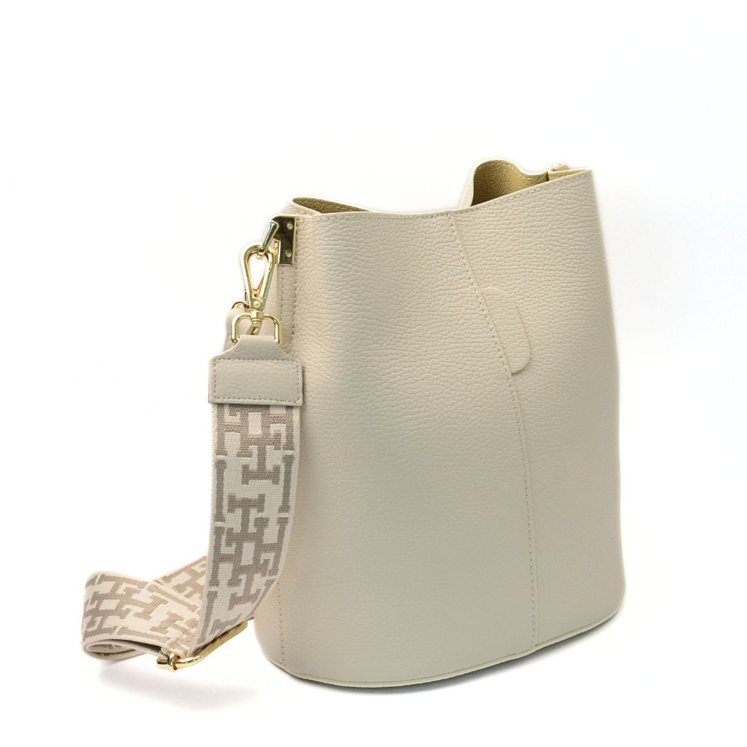 Leather bag "Ravenna", Beige