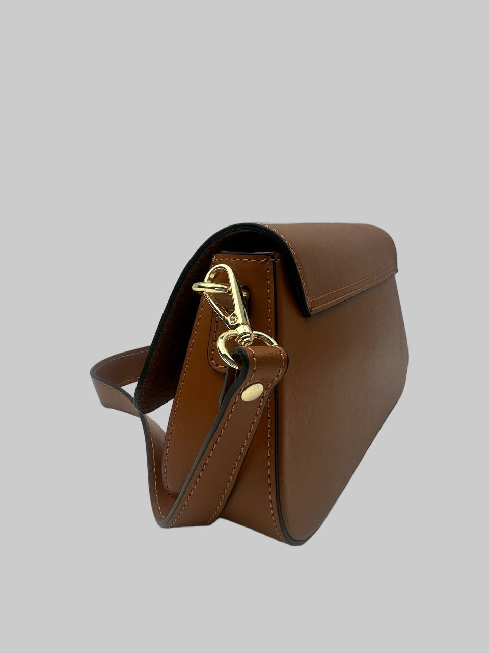 Sample Varese Läderväska Camel /