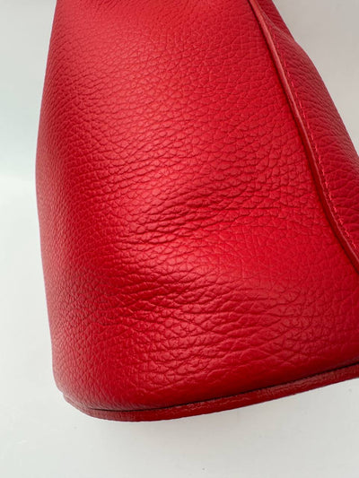 Sample Ravenna Läderväska med Kedja Röd /