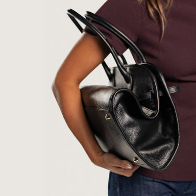 Bag "Portofino" in Leather Black