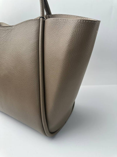 Sample Florence XL Läderväska Taupe /