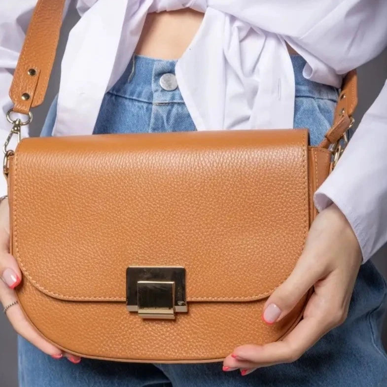 Leather bag "Como" Brown