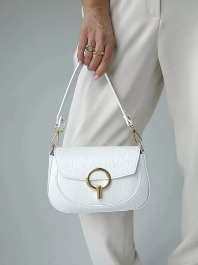 Leather bag "Asti" White