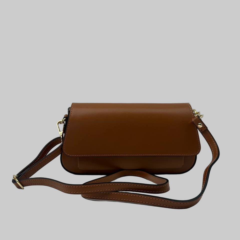 Sample Varese Läderväska Camel /