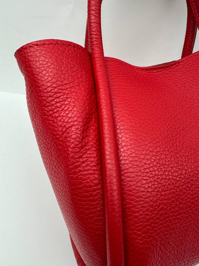 Sample Florence S Läderväska Röd /