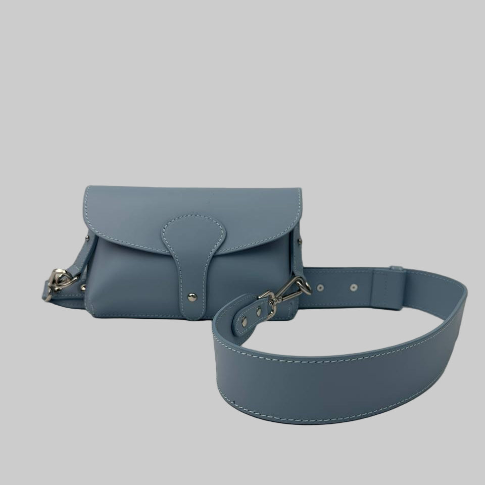 Sample Monza Läderväska Ljusblå /