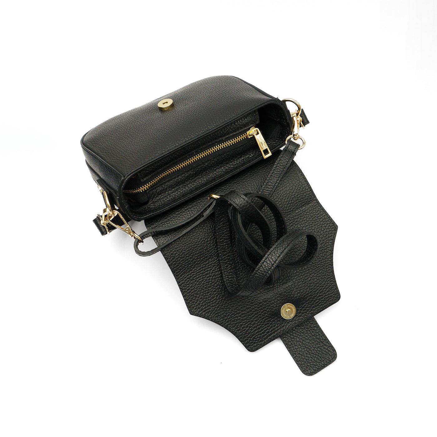 Leather bag "Treviso" Black