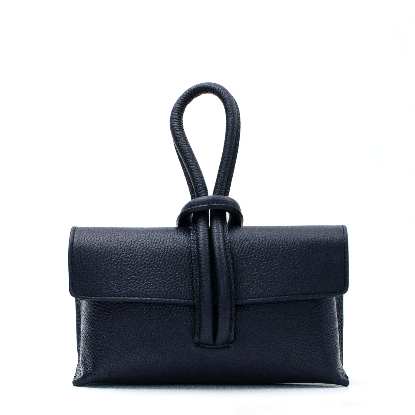 Leather bag "Barletta" Navy