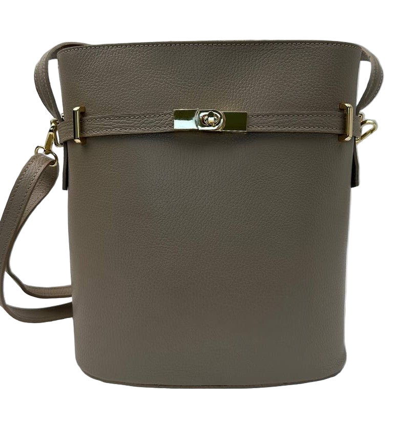 Sample Molfetta Läderväska Ljustaupe /