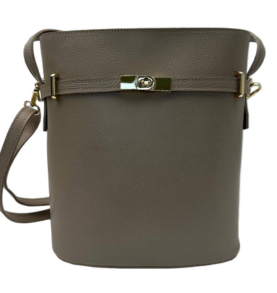 Sample Molfetta Läderväska Ljustaupe /