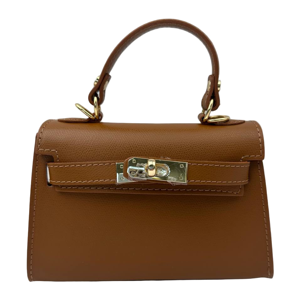 Sample Trento i Saffiano Läder Camel /