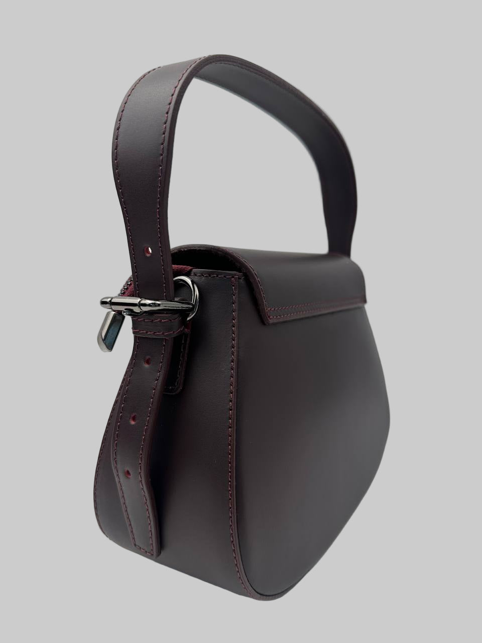 Sample Milan Läderväska Bordeaux /