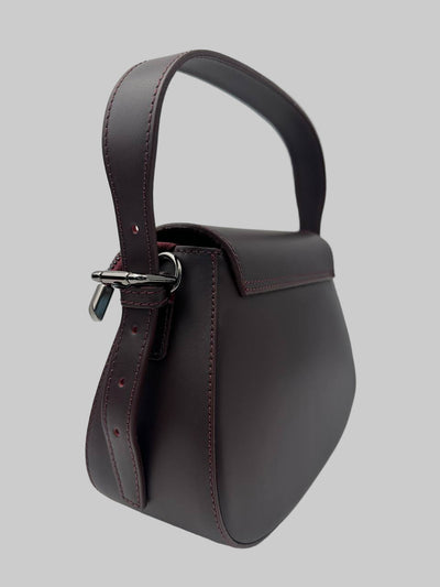 Sample Milan Läderväska Bordeaux /