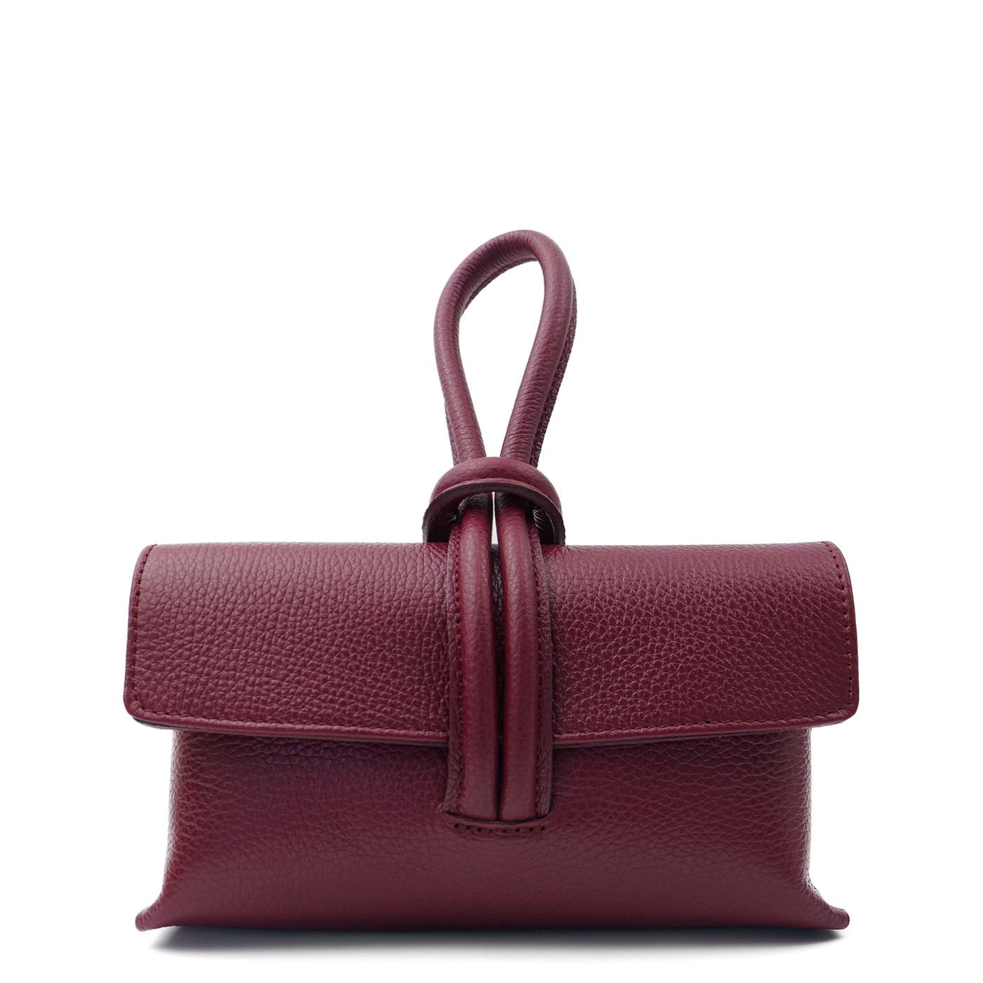 Leather bag "Barletta", Bordeaux