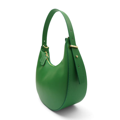 Leather bag "Luna", Green