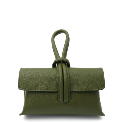 Leather bag "Barletta" Olive