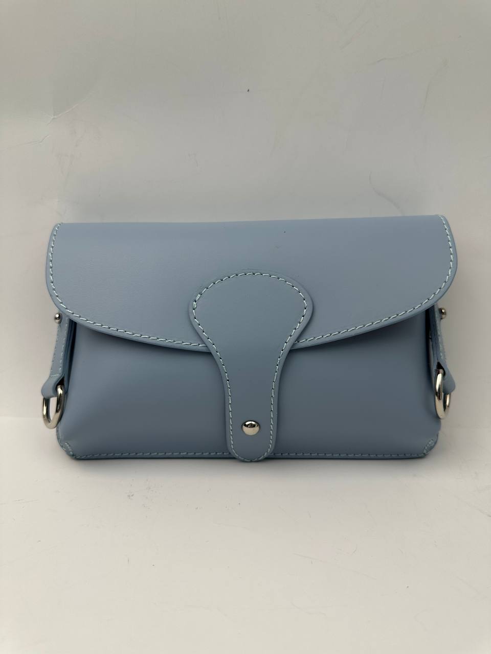 Sample Monza Läderväska Ljusblå /