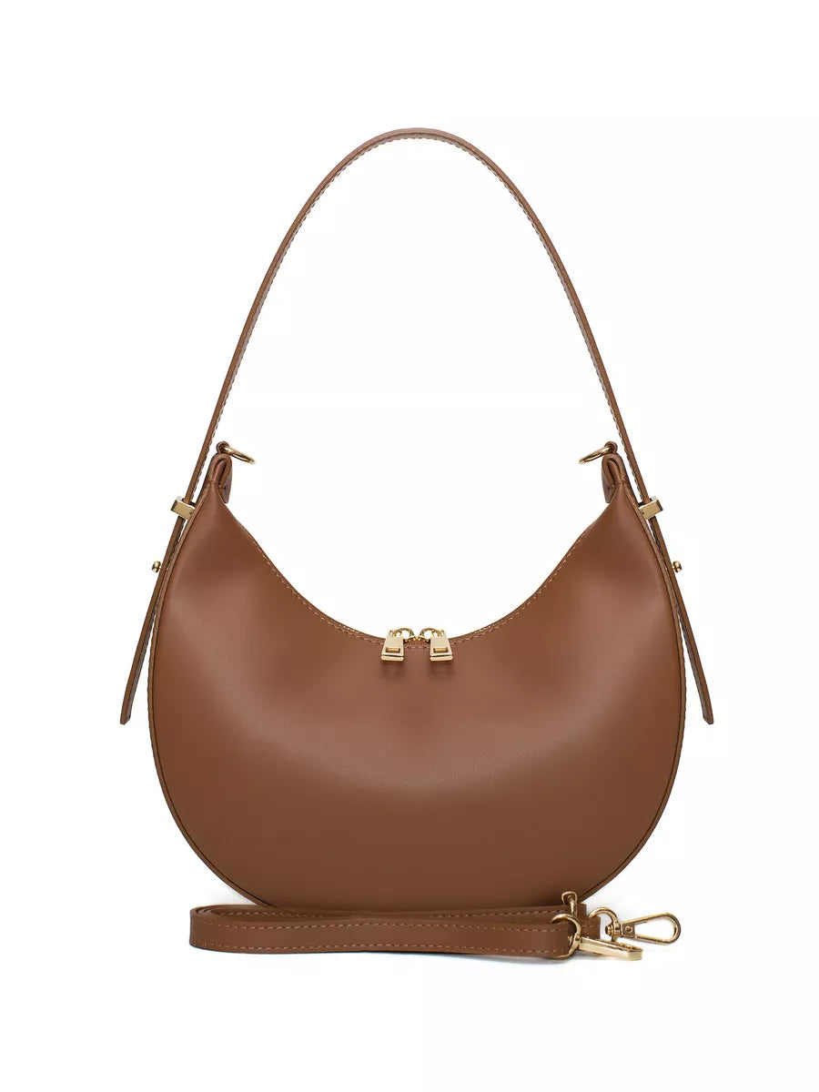 Leather bag "Luna", Brown