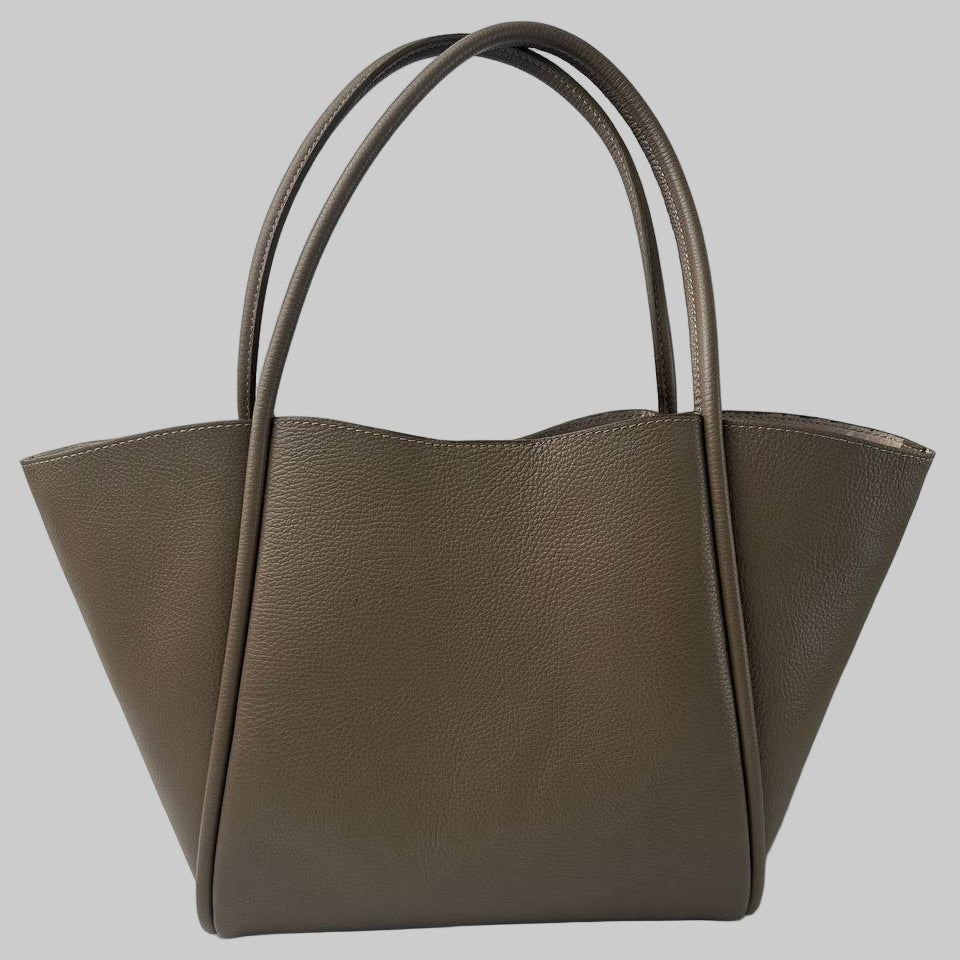 Sample Florence XL Läderväska Taupe /