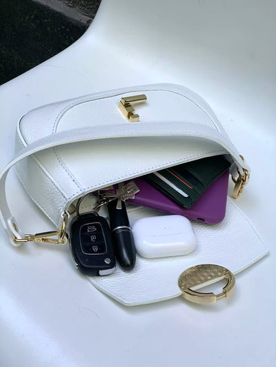 Leather bag "Asti" White