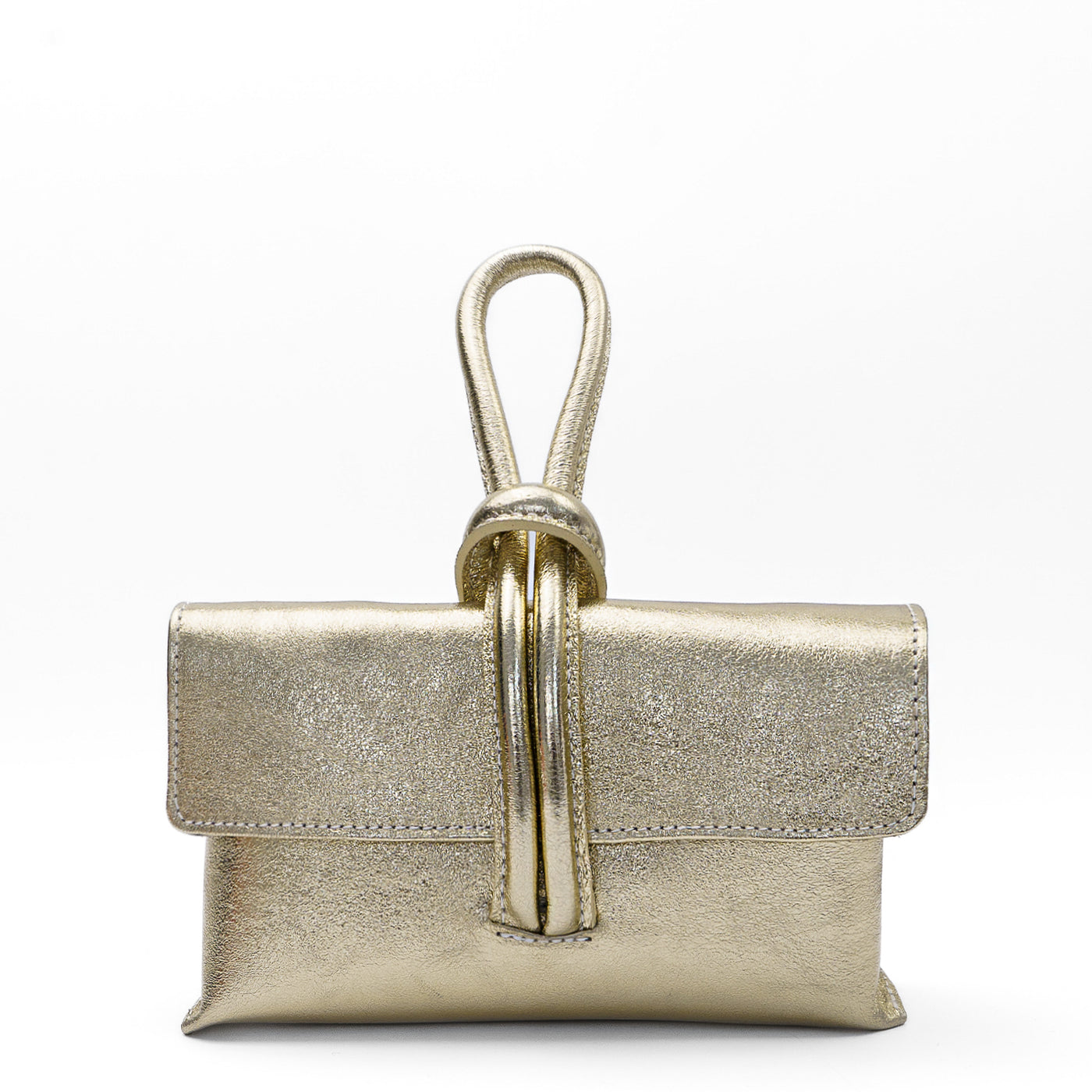 Leather bag "Barletta" Gold
