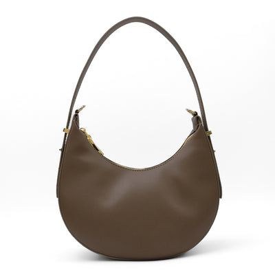 Leather bag "Luna", Taupe
