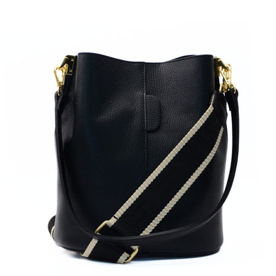 Leather bag "Ravenna", Black