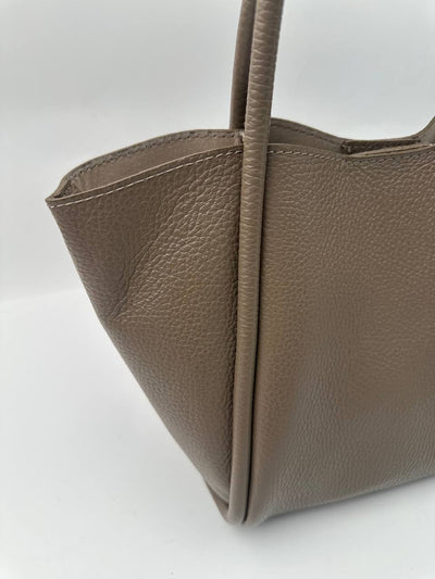 Sample Florence M Läderväska Taupe /