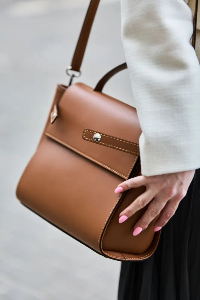 Skinnväska "Arezzo", Brun