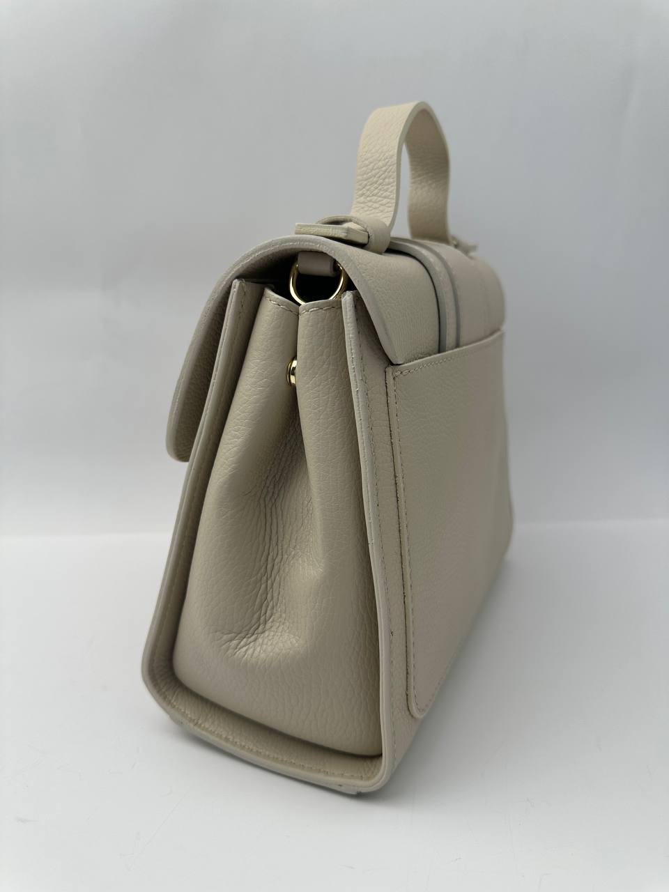 Sample Parma Läderväska Beige /