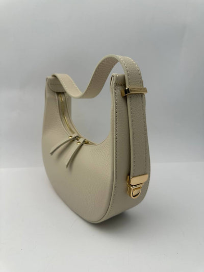 Sample Luna-mini Läderväska Beige /