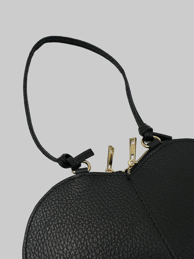 Sample Heart i Läder Svart med kort rem /