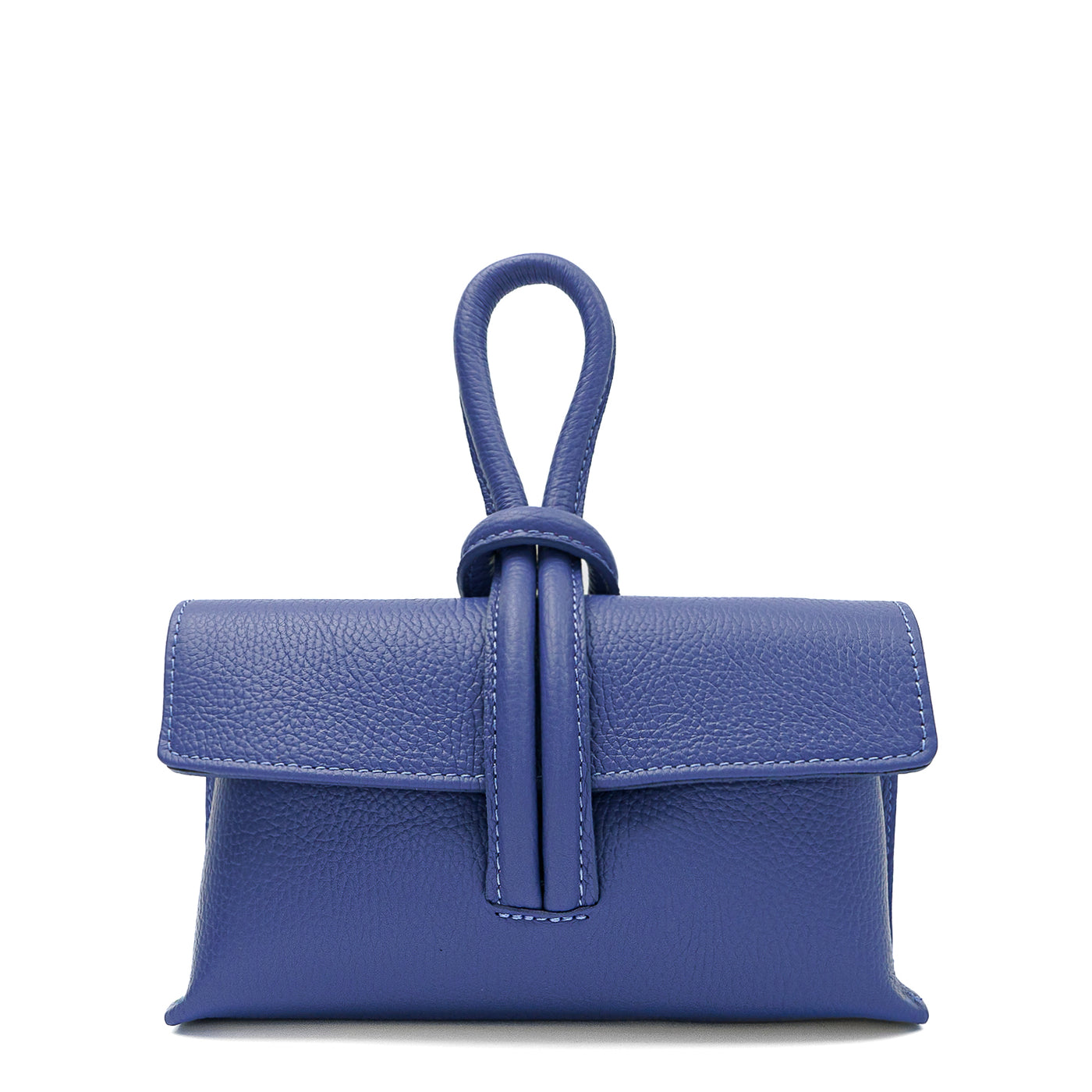 Leather bag "Barletta", Indigo Blue