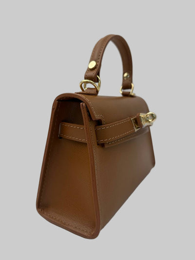 Sample Trento i Saffiano Läder Camel /