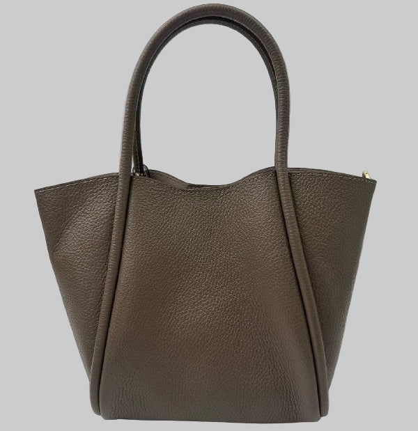 Sample Florence M Läderväska Taupe /