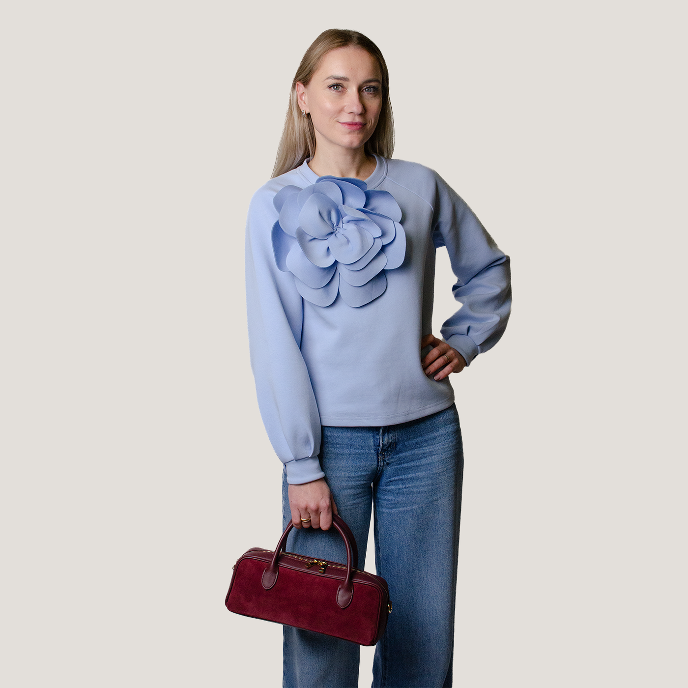 Väska "Alba-mini" Bordeaux