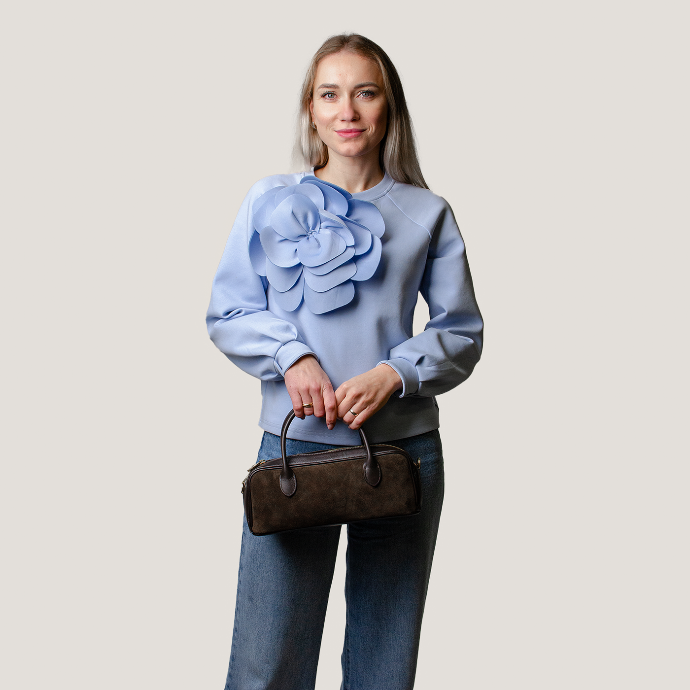 Väska "Alba-mini" Espresso Ash