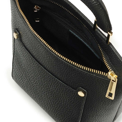 Leather bag "Carpi", Black