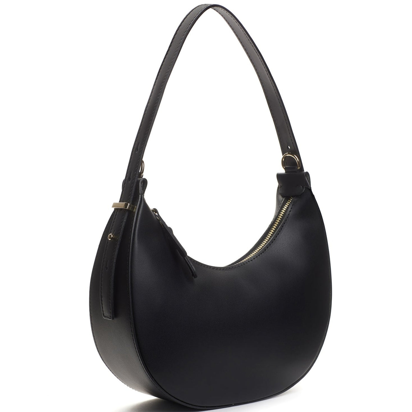Leather bag "Luna", Black