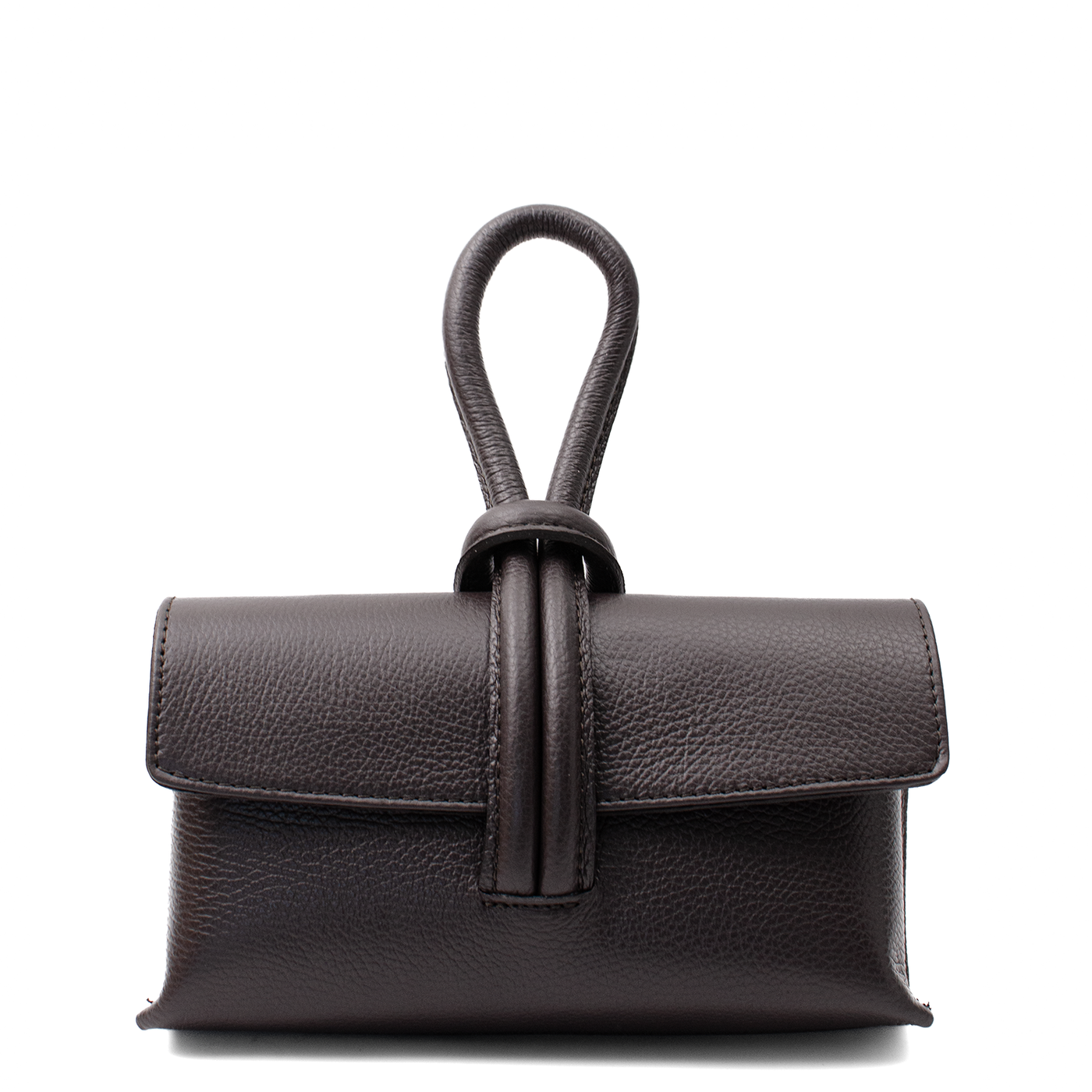 Skinnväska "Barletta", Mörkbrun