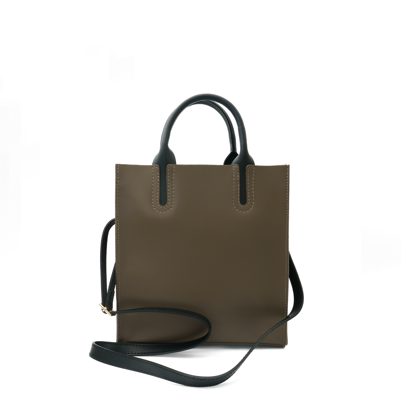 Tote-väska "Bologna Midi" Taupe/Svart