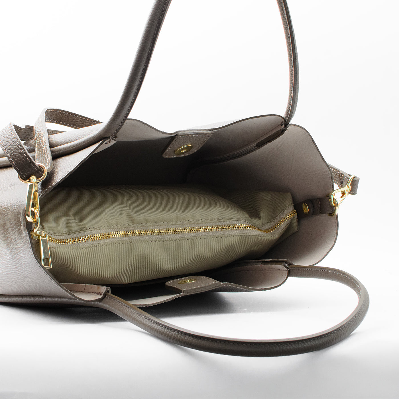 Shopping bag "Florence L" Taupe