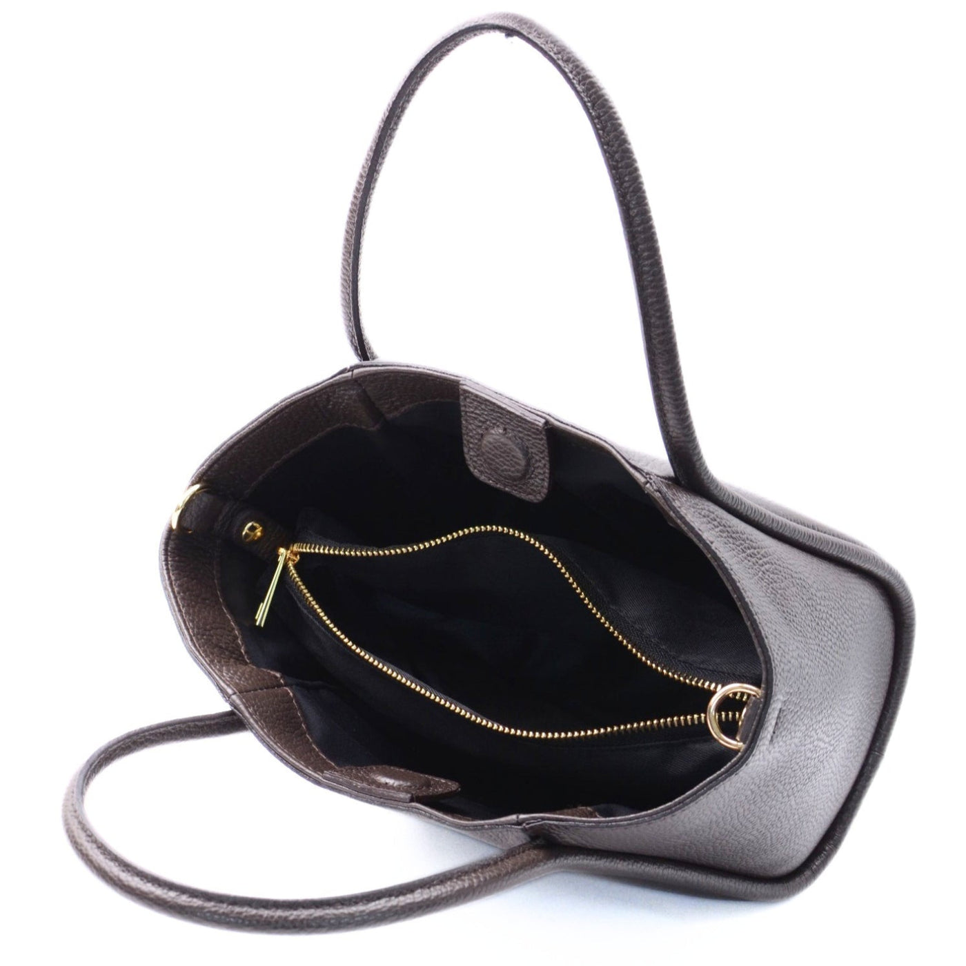 Läderväska  "Florence M" Mörkbrun