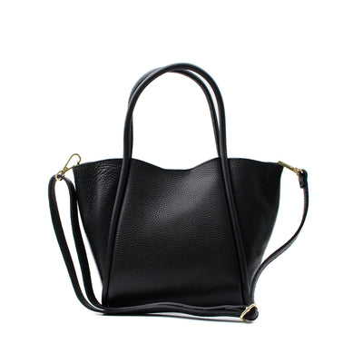 Leather bag "Florence M" Black