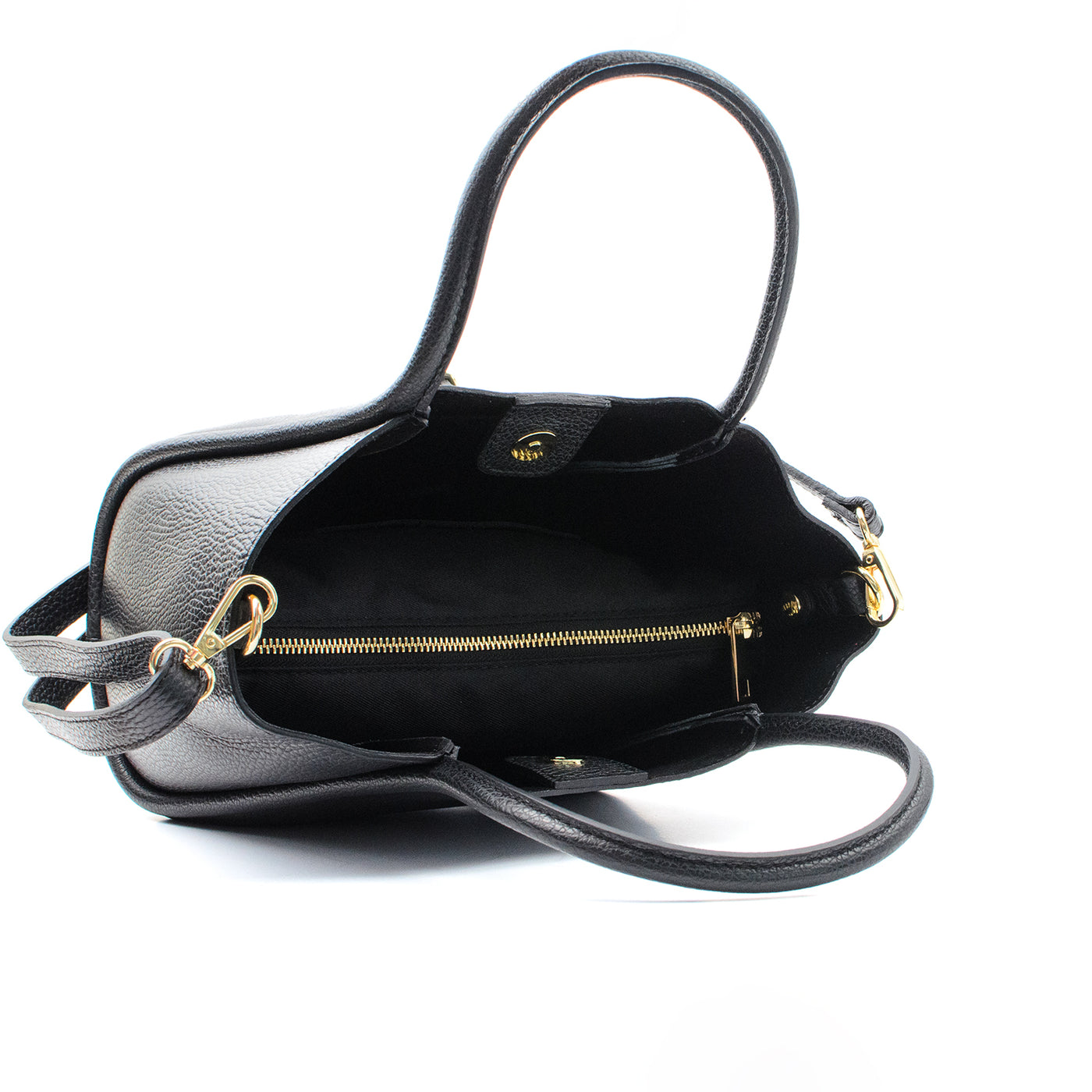 Leather bag "Florence M" Black